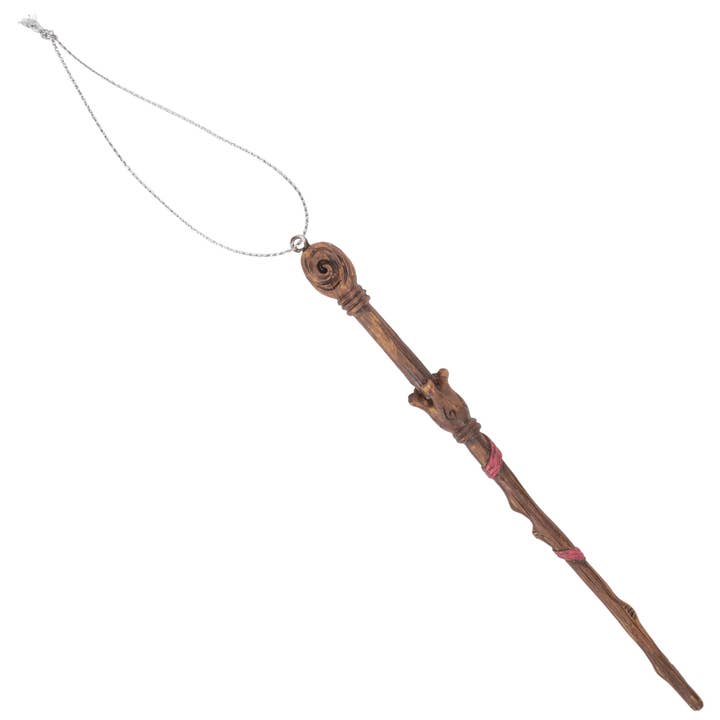 EAST AVENUE - Wholesale Ornament - Crown Tipped Collectible Wizardry Magic Wand Ornament