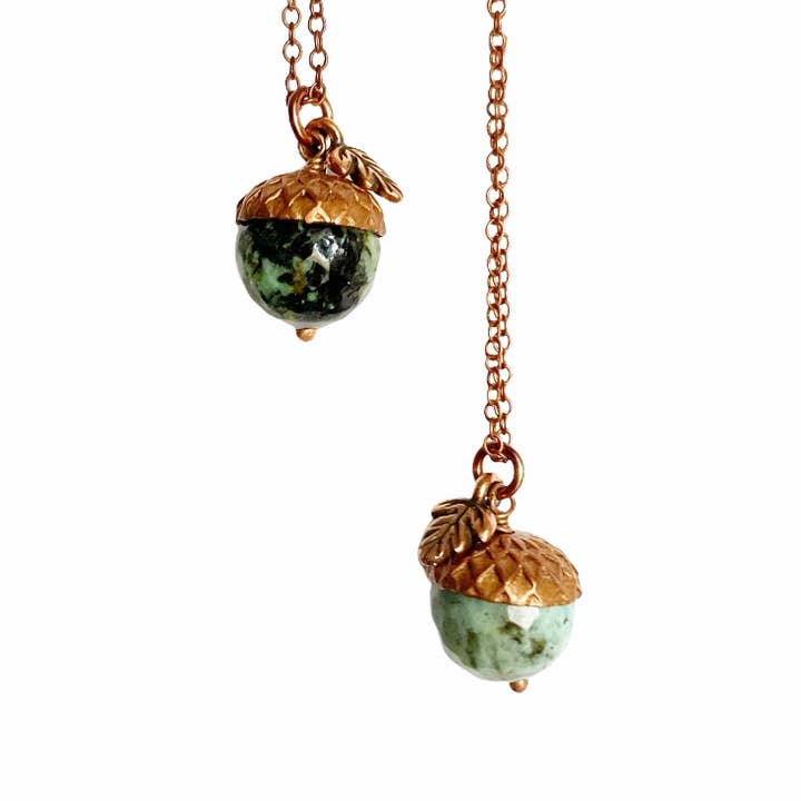 Colar de Bolota - Turquesa Africana por atacado de MergingMetals