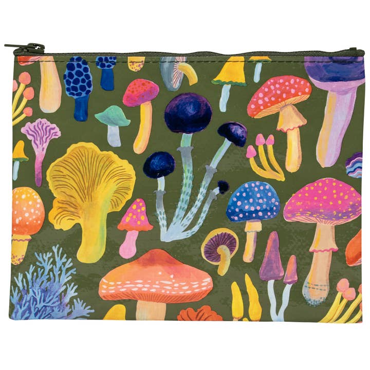 Incognito – wholesale Pouch – Women’s – Mushrooms Zipper Pouch - new!