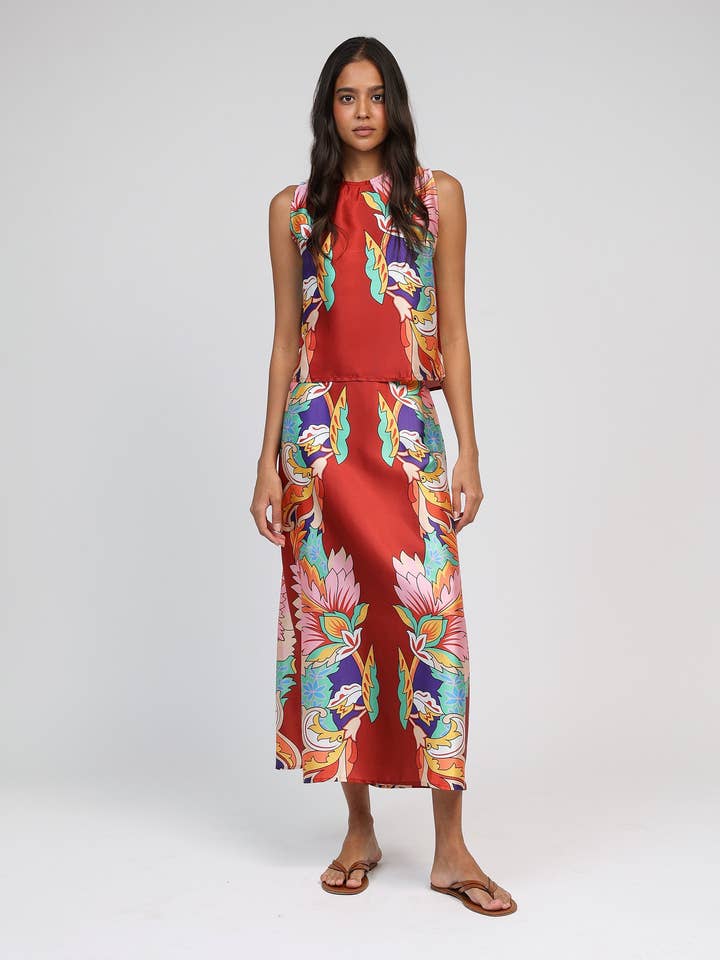 ROBELLO MIDI SKIRT louma malaga for wholesale by An'ge