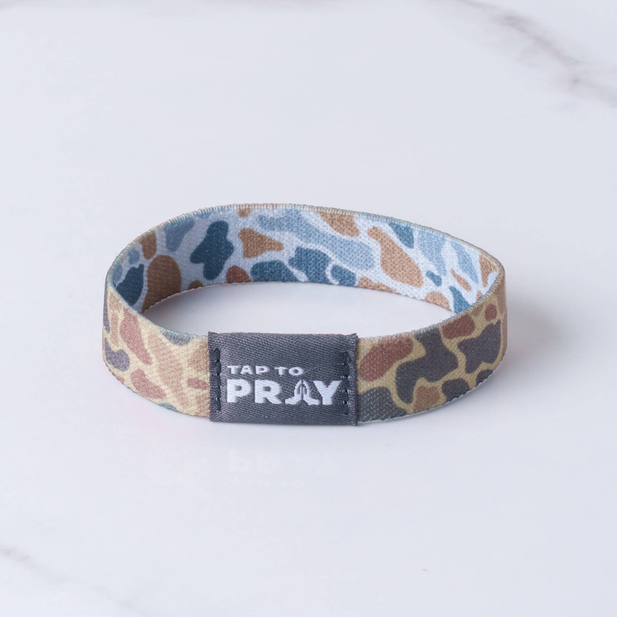Versible - Wholesale Wristband - Tap To Pray™ Wristbands - River Rock Camo Sahara and Copper1