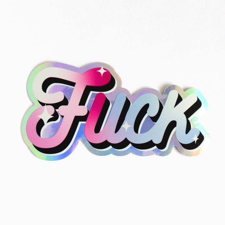 Knulla holografiska klistermärke för wholesale av Creative Goodie