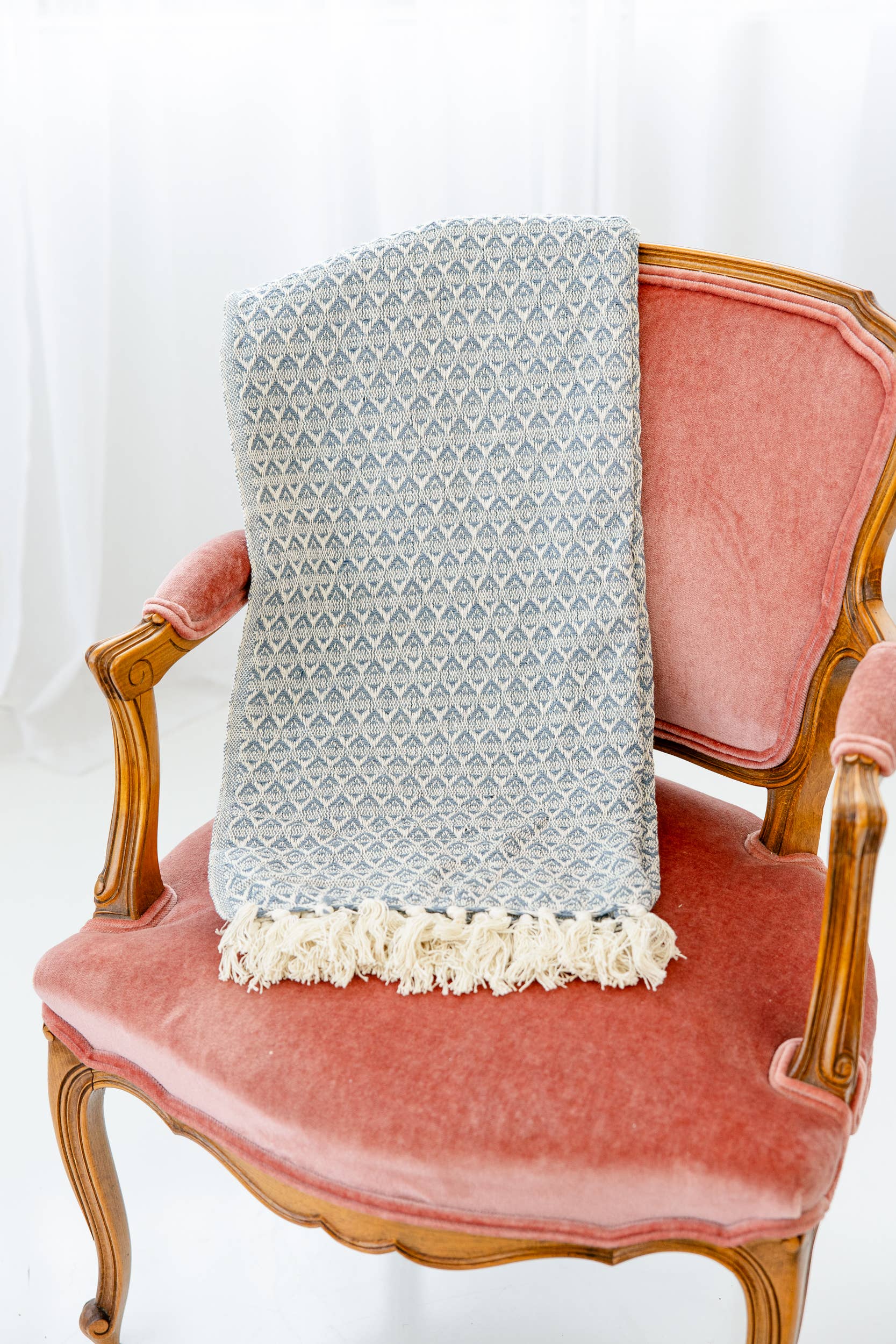 Rahab's Rope - Wholesale Throw Blanket - Sky Cotton Yarn Throw4