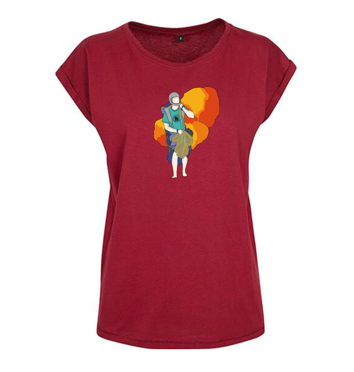 Hot Savoie 74 - Wholesale Screen Printed T-Shirt - Women's - Women's T-shirt - Paragliding7