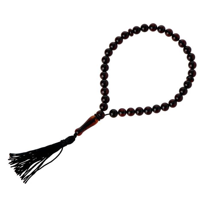 The Natural Amber - Wholesale Prayer Beads Necklace - Cherry Amber Muslim Prayer Necklace from 33 Natural Amber Ro1