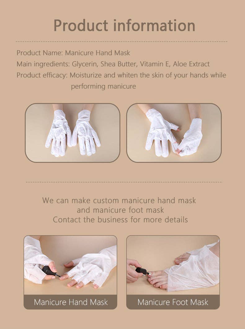 VIGOR – wholesale Moisturising gloves – Milky skin care moisturizing Hand mask Moisture soft Nail ha19