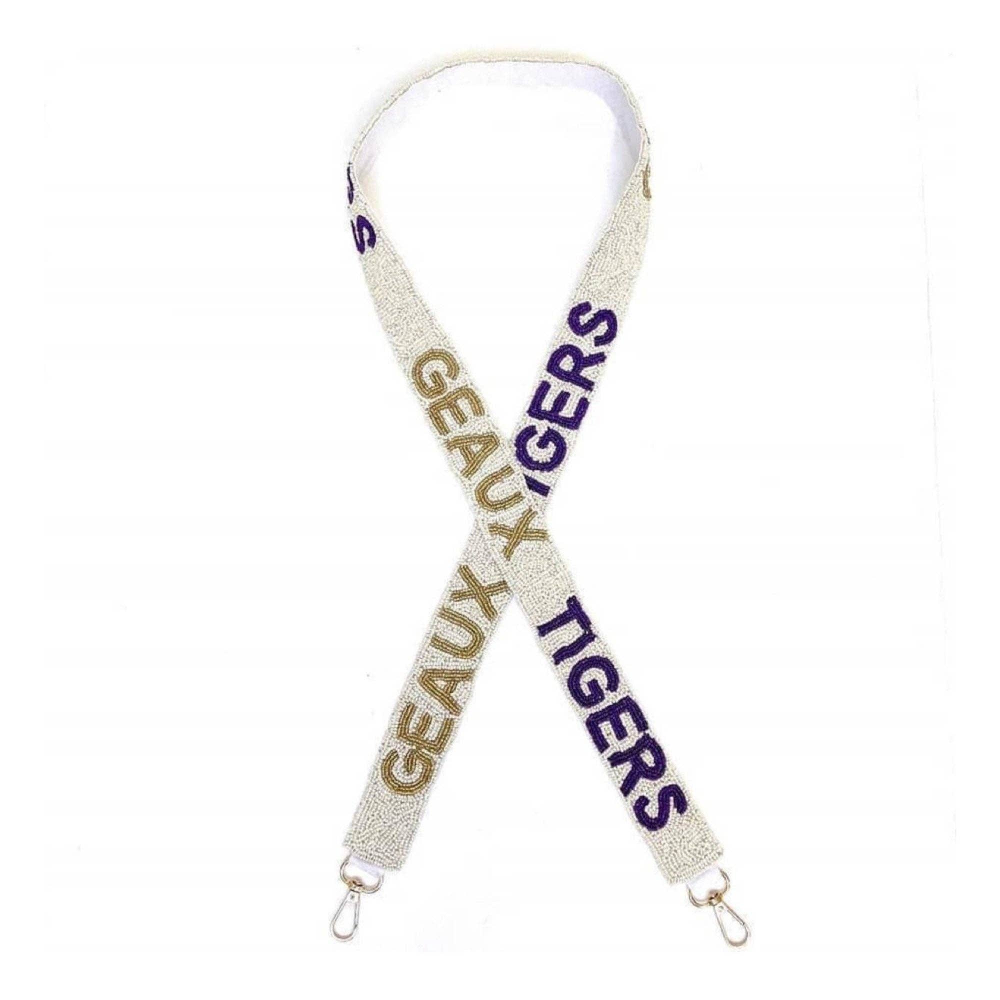 Sprinkled With Pink - Wholesale Bag Strap - Women's - Beaded Gameday Strap7