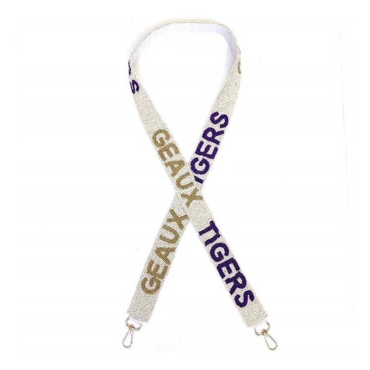 Sprinkled With Pink - Wholesale Bag Strap - Women's - Beaded Gameday Strap7