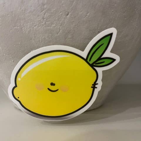Lemon High Quality Vinyl Phone & Laptop Sticker for wholesale by Little Smarties YYC