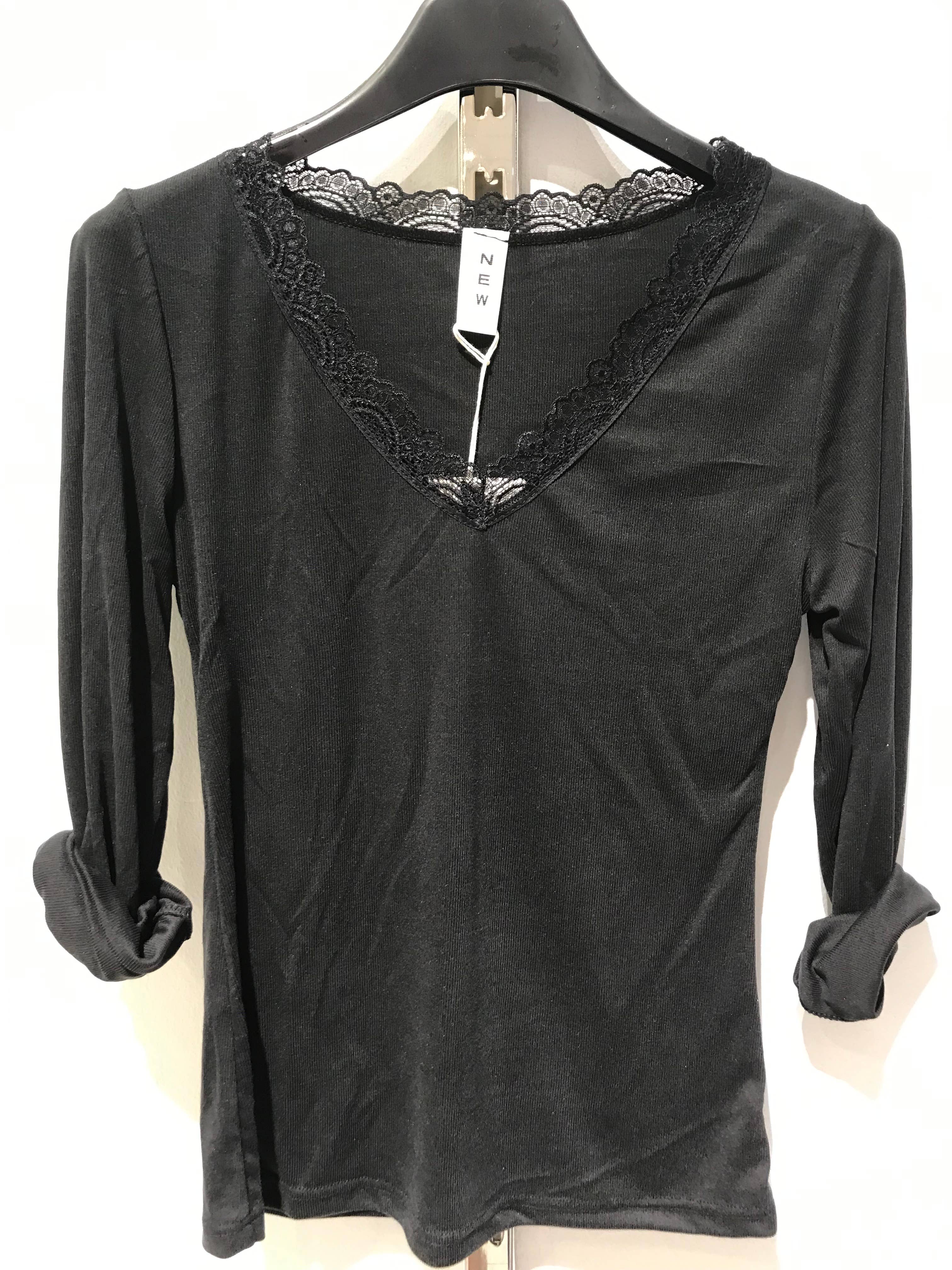 Only Yuan - Vendita all'ingrosso Camicetta - Donna - riferimento 20975 maglietta in pizzo6