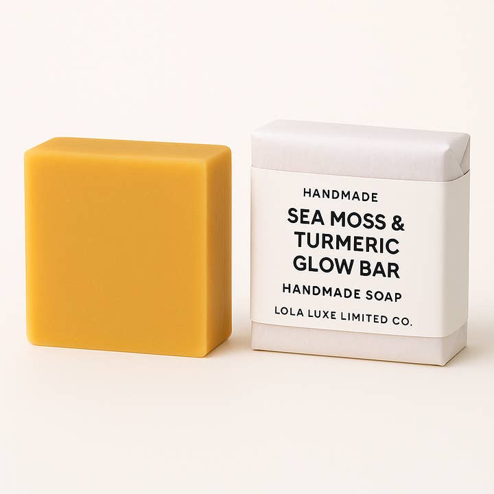 Lola Luxe Limited Co. - Wholesale Bar Soap - Sea Moss & Turmeric