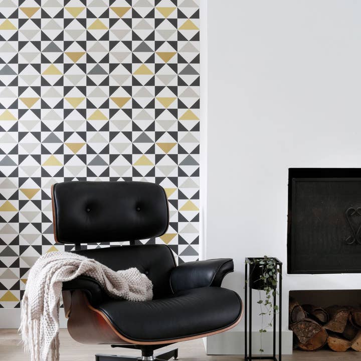 The Design Department b.v. - Wholesale Behangrol - Behang grafische driehoeken2