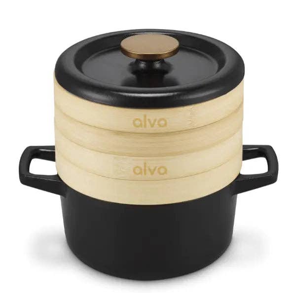 Nori Cocotte — 2.5 QT with Steamer Inserts for wholesale by Alva Cookware
