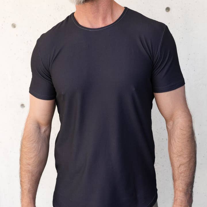 USA Palm – wholesale T-shirt – men's – Premium Crew Curve Hem Short Sleeve7