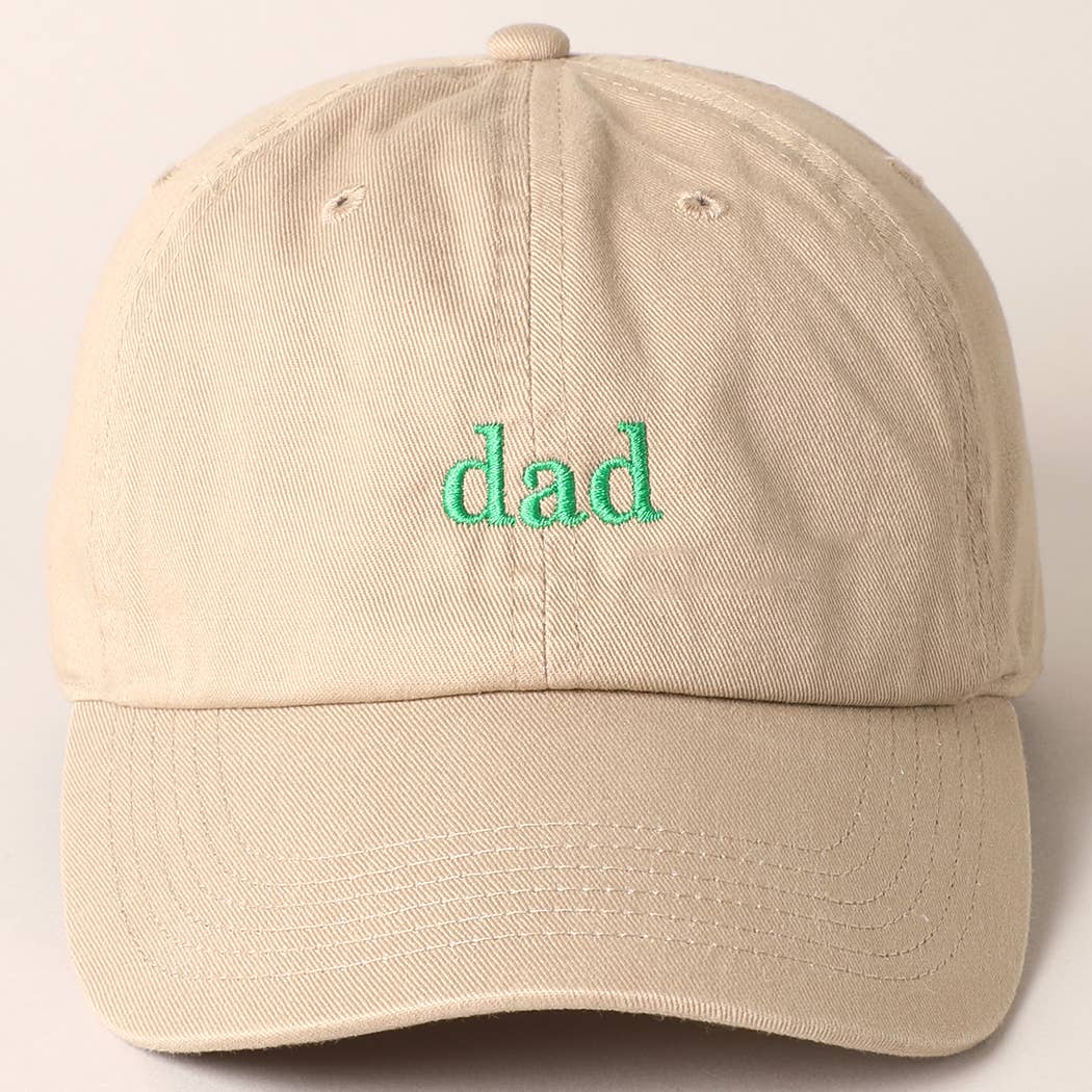 Fashion City – wholesale Baseball cap – Men's – Father's Day Baseball Cap With Dad Text Embroidery 1