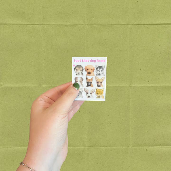 ElectraMakes - Wholesale Sticker - I Got that Nintendog in Me Sticker: 2.5" Nostalgic Decal