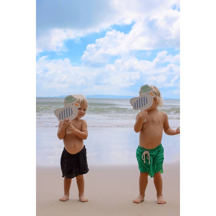 SUNNYLIFE - Wholesale Beach/Pool Toy - Kids & Baby - Sid the Seagull Velcro Beach Rackets for Kids6
