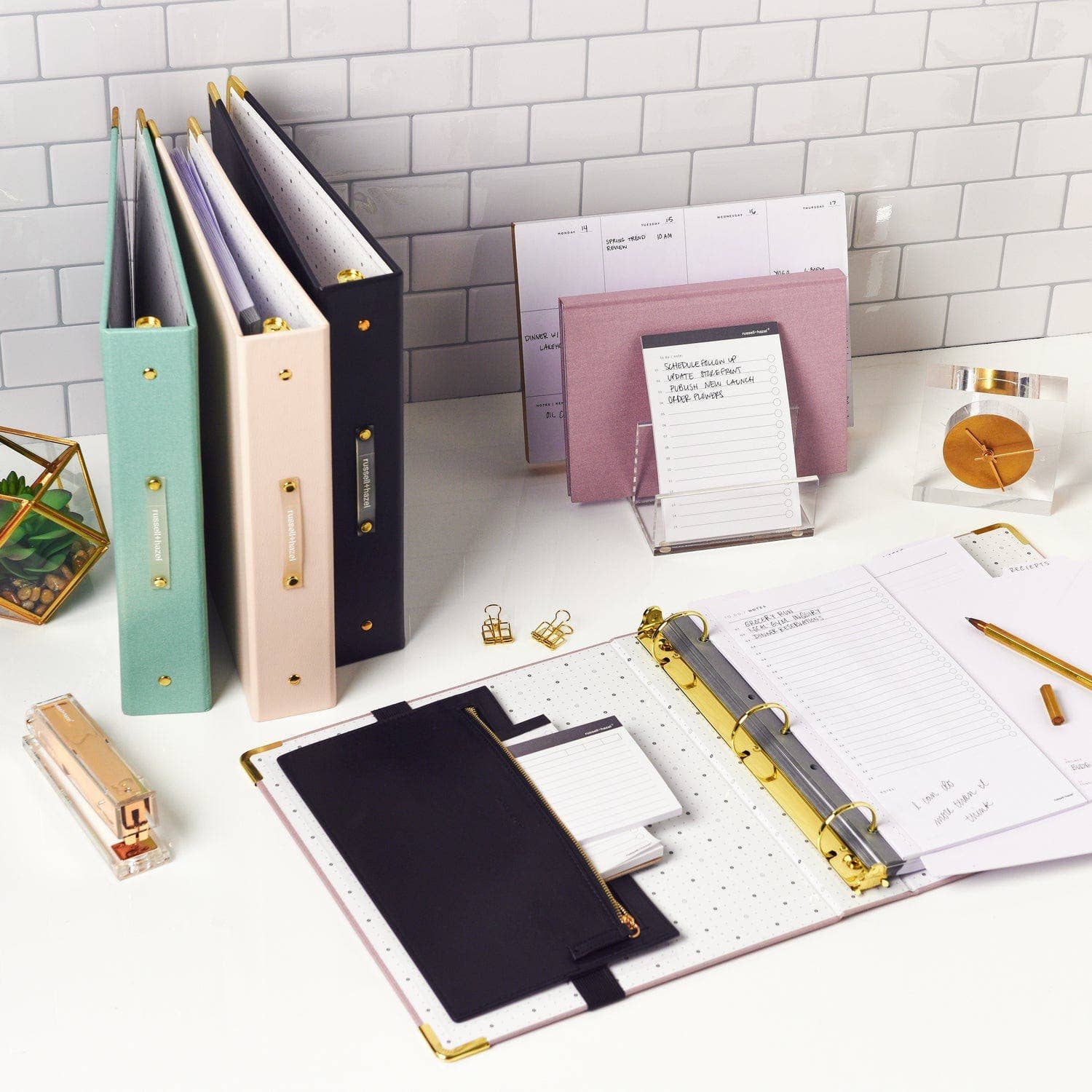 russell+hazel - Wholesale Binder - Signature 3 Ring Binder - Vegan Leather21