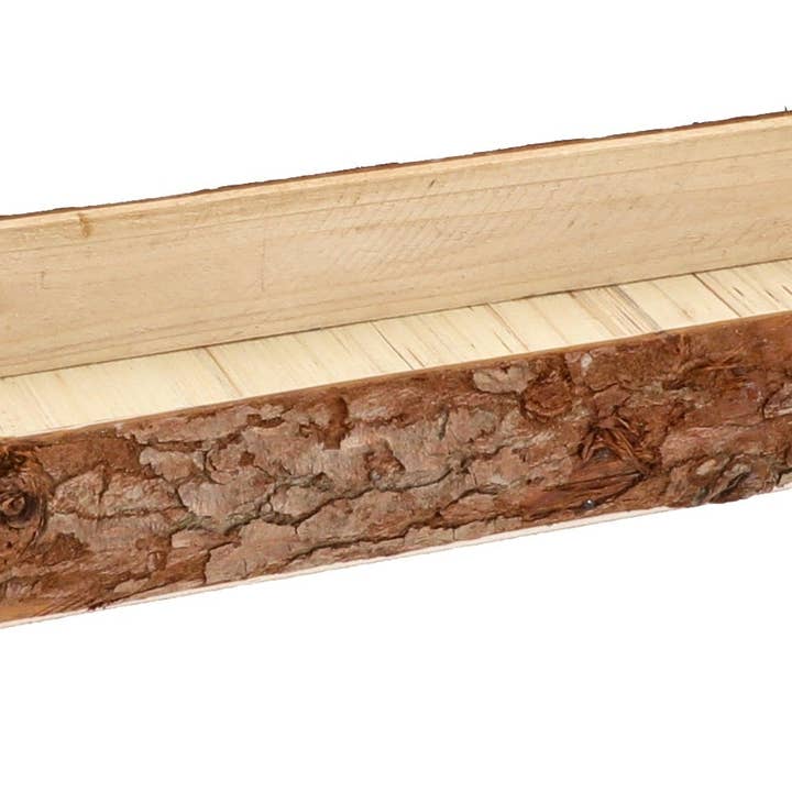 Meinposten – wholesale Decorative tray – Tray Wood Natural Tree Bark Decorative Board Wooden Tray Bowl Serving Board Oblong
