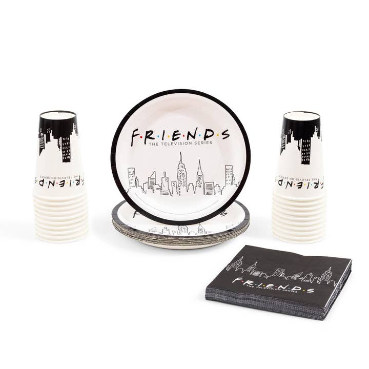 Ensemble de vaisselle de fête de 60 pièces Friends New York City Skyline pour la vente par Toynk