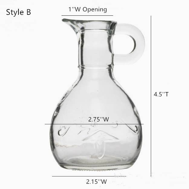 Sweet Home Deco - Wholesale Vase - Glass Bud Vase with Handle, Mini Glass Flower Pot, Clear1