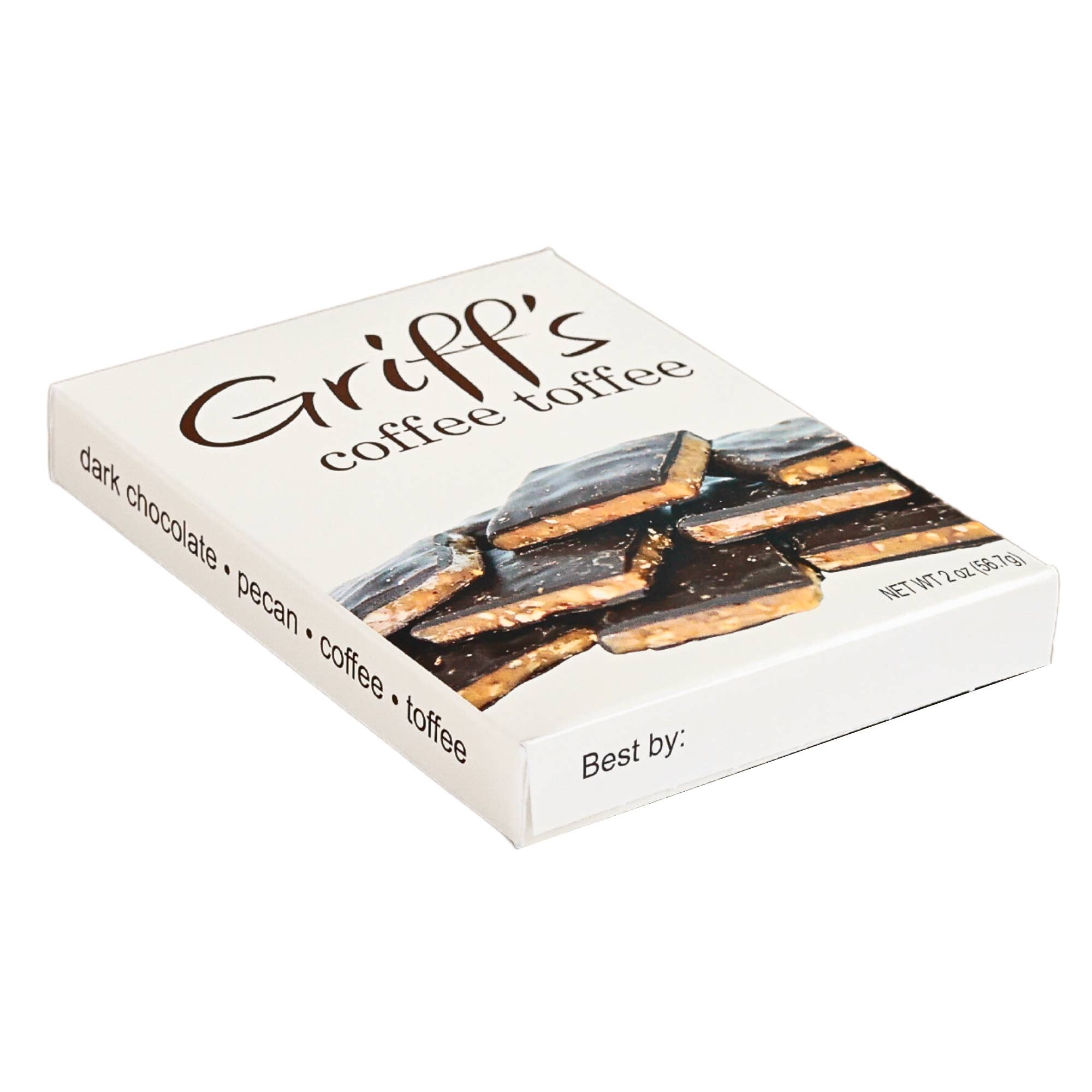Griff's Toffee - Wholesale Toffee - Griff's Coffee Toffee - 2oz Dark Chocolate Toffee8