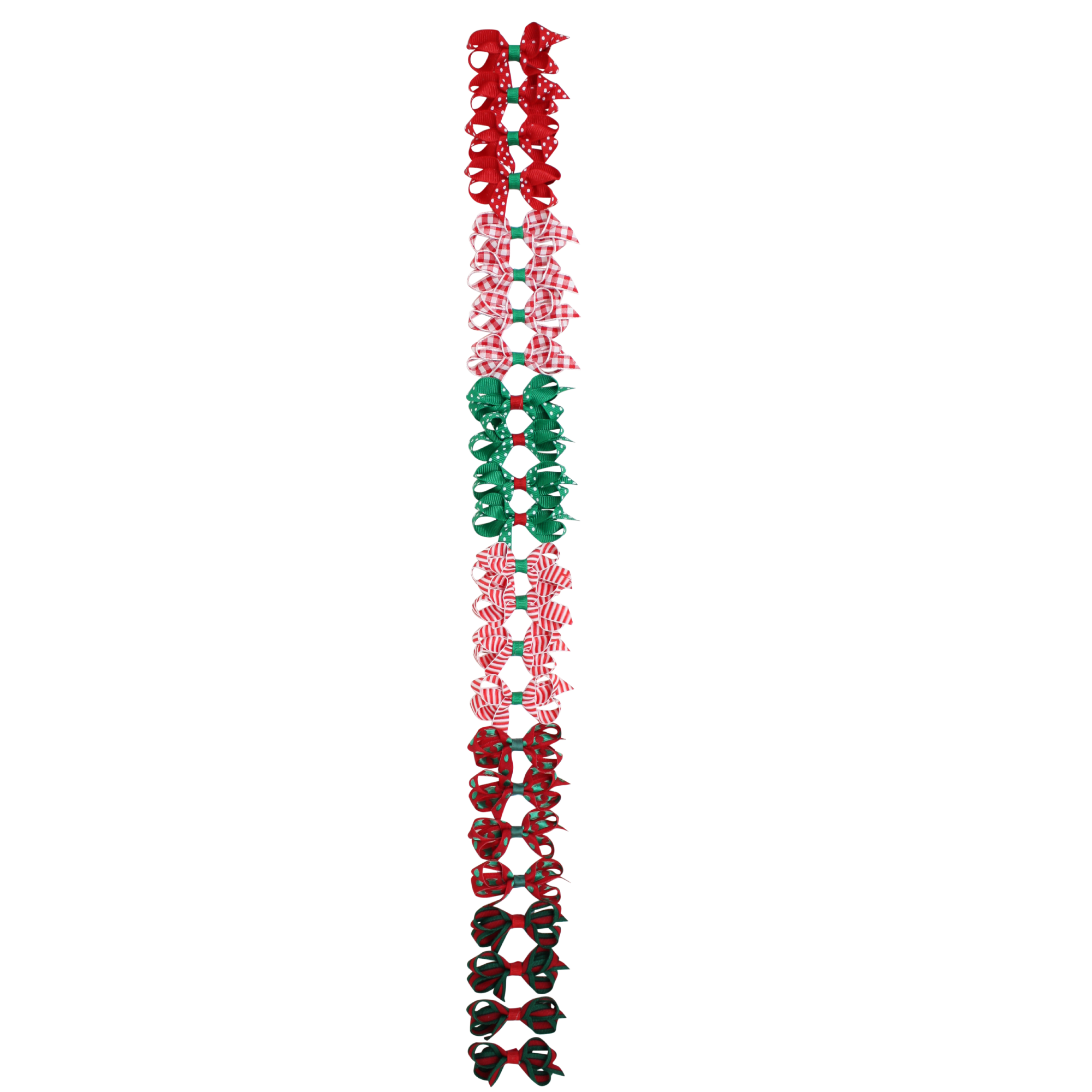 Bows Arts - Wholesale Hair Bow - Kids - Christmas Print Grosgrain Bow Strip0