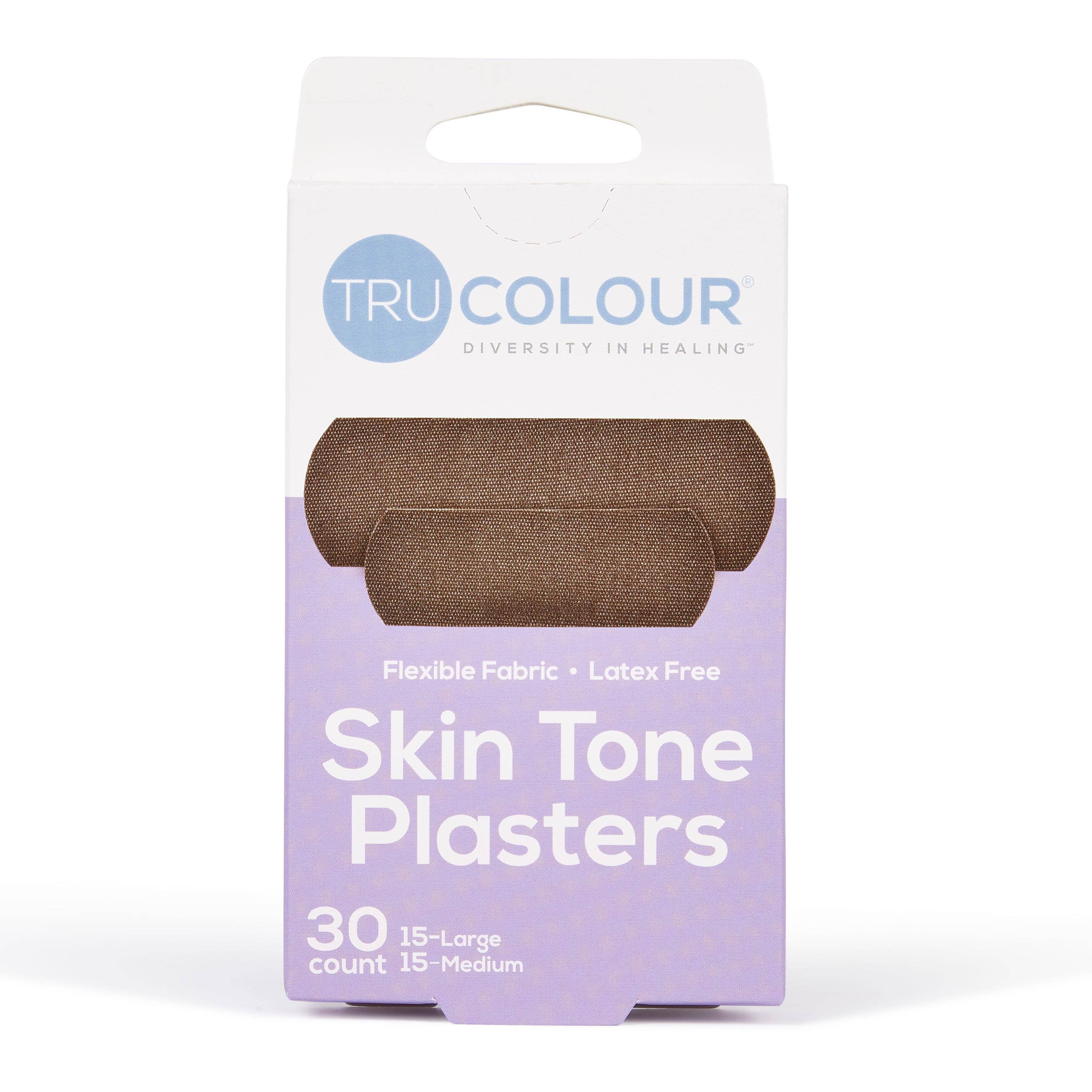 Tru-Colour Plasters – Großhandel Pflaster/Verbände – Tru-Colour Hautfarbene Pflaster in Dunkelbraun0