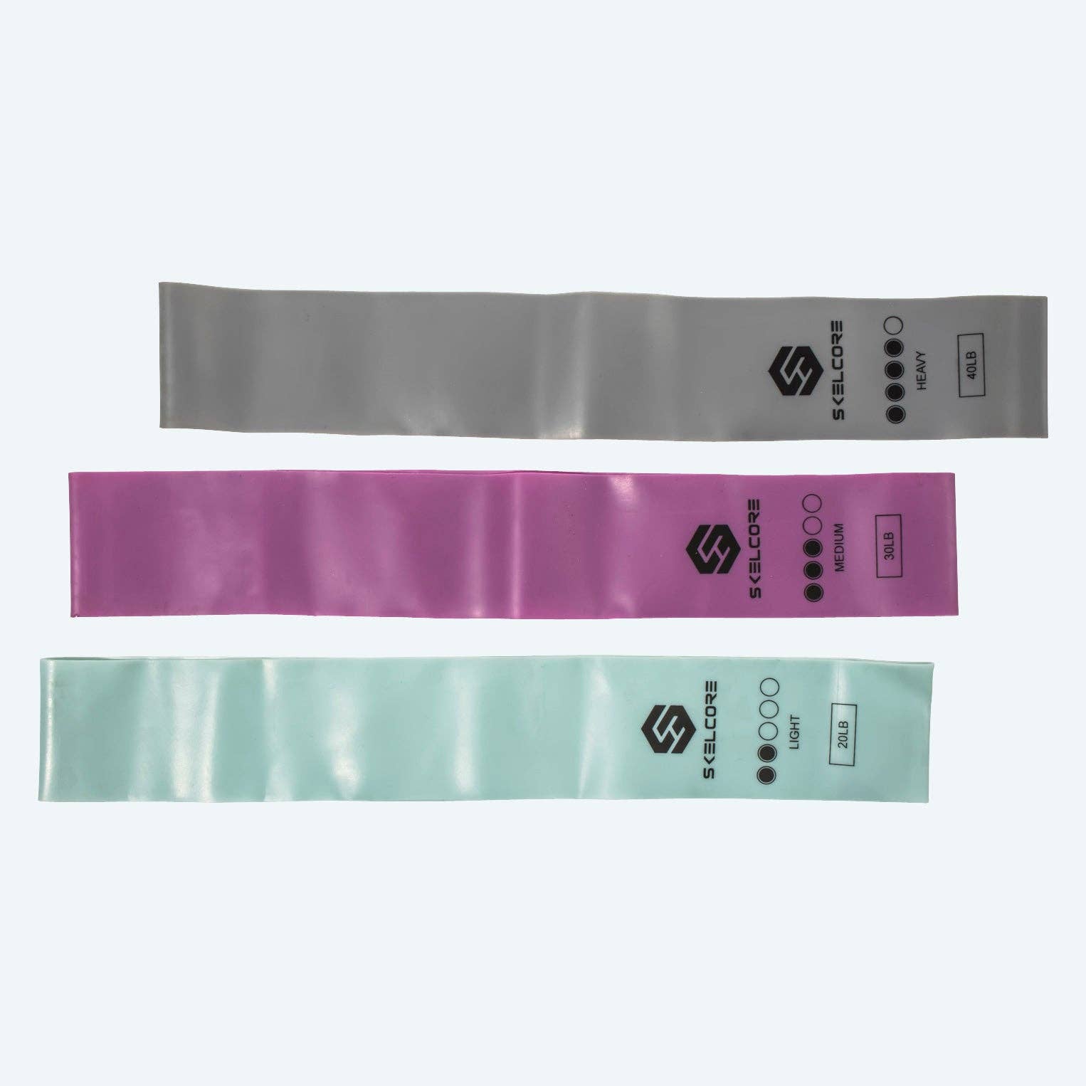 Skelcore - Wholesale Fitness Equipment - Skelcore Latex-Free Fitness Loop Bands, 3pcs Set2