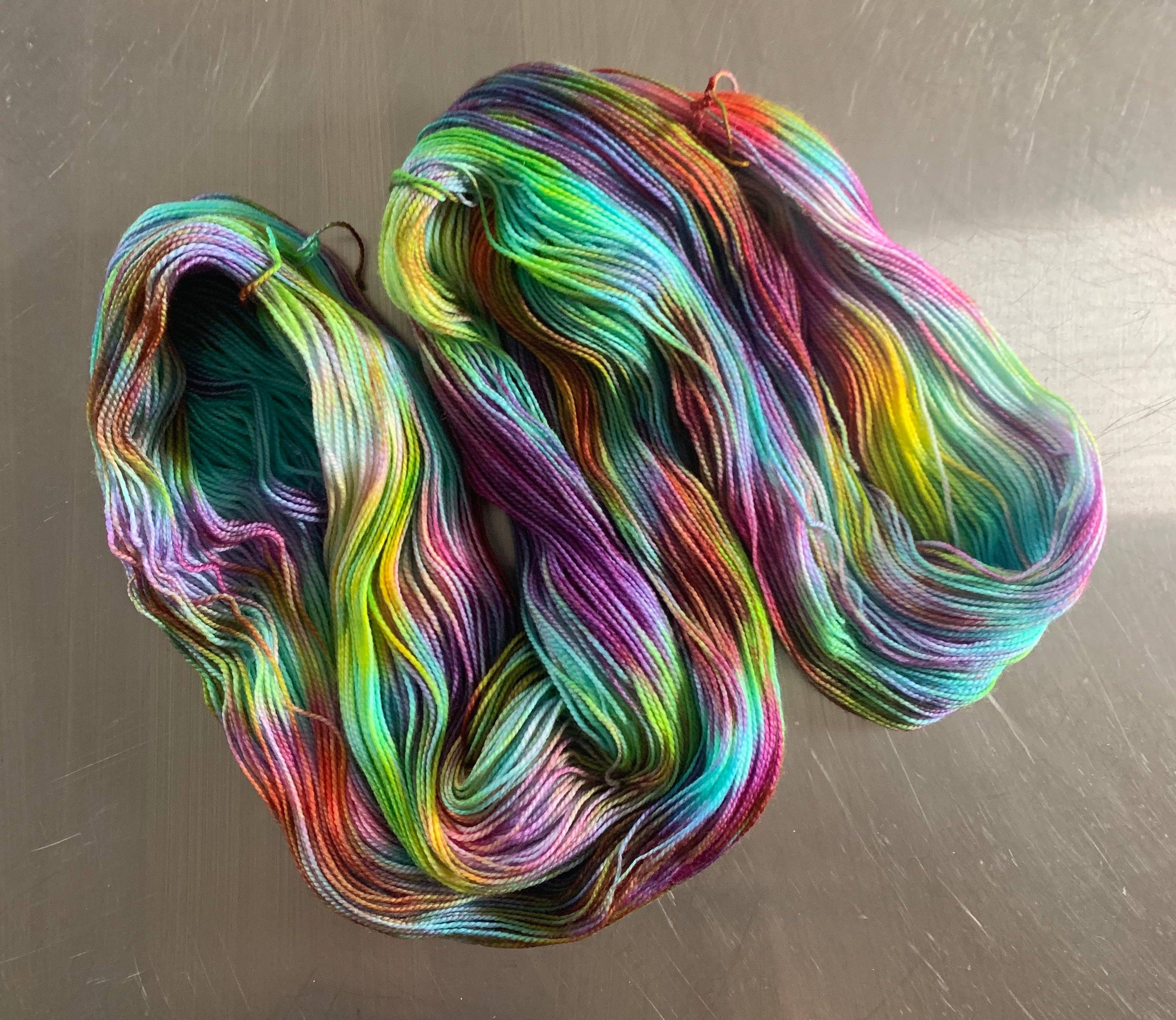 Black Cat Fibers - Wholesale Yarn - Unicorns VS. Narwhals- Serendipity Sock2