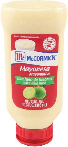 Hudson Meat Company - Wholesale Mayo - MAYONNAISE WITH LIME SQUEEZE      -     MCCORMICK MEX0