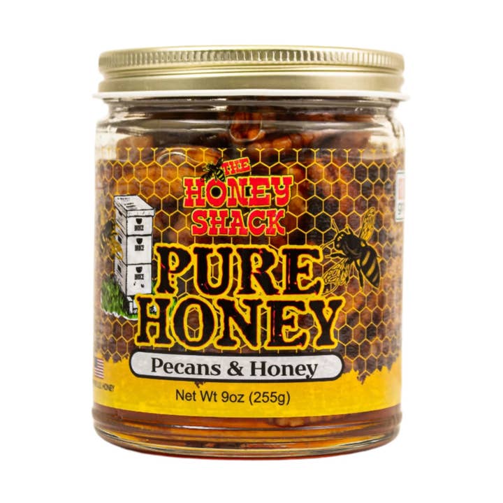 The Honey Shack - Wholesale Honey - Pecans & Honey 9 oz0