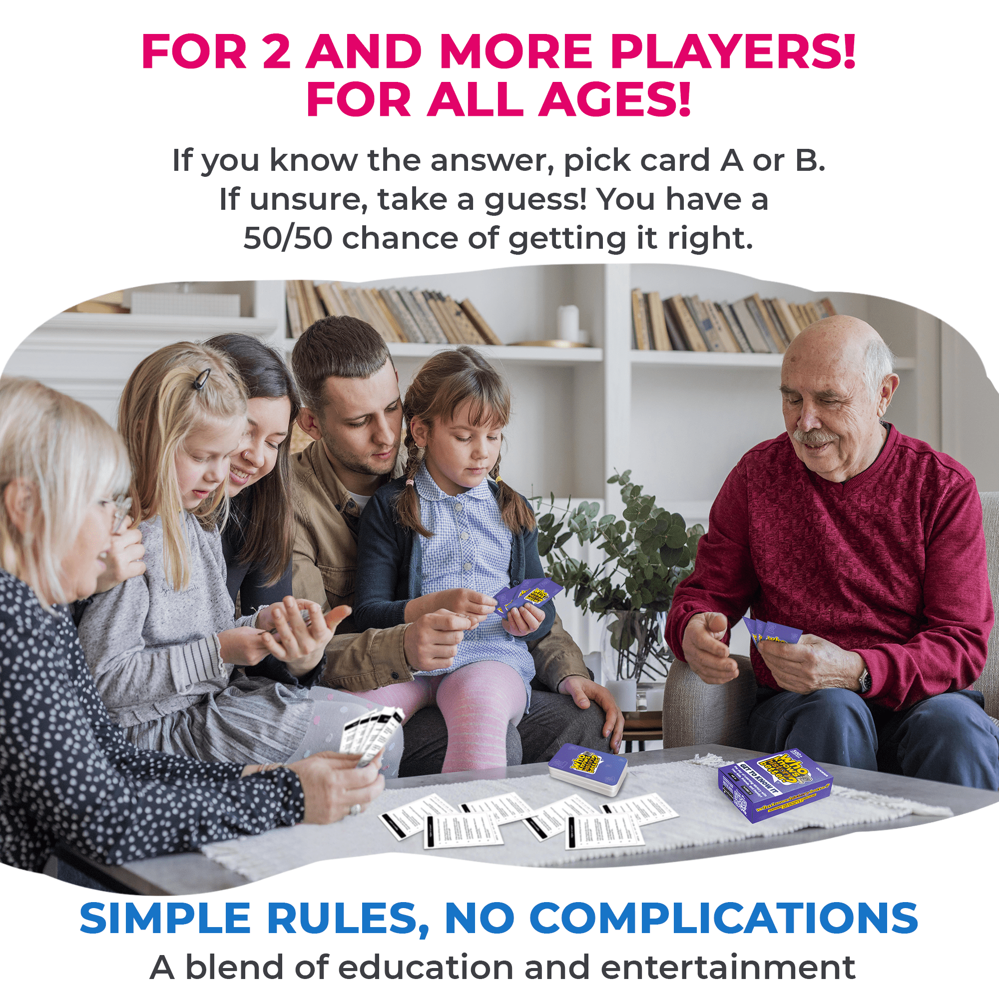 QUOKKA - Wholesale Education - Who Knows History Better Kids & Family Card Quiz Game QUOKKA1