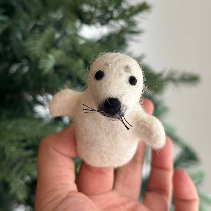 Ganapati - Vente Marionnette à doigt – enfant et bébé - Finger Puppet : Seal2