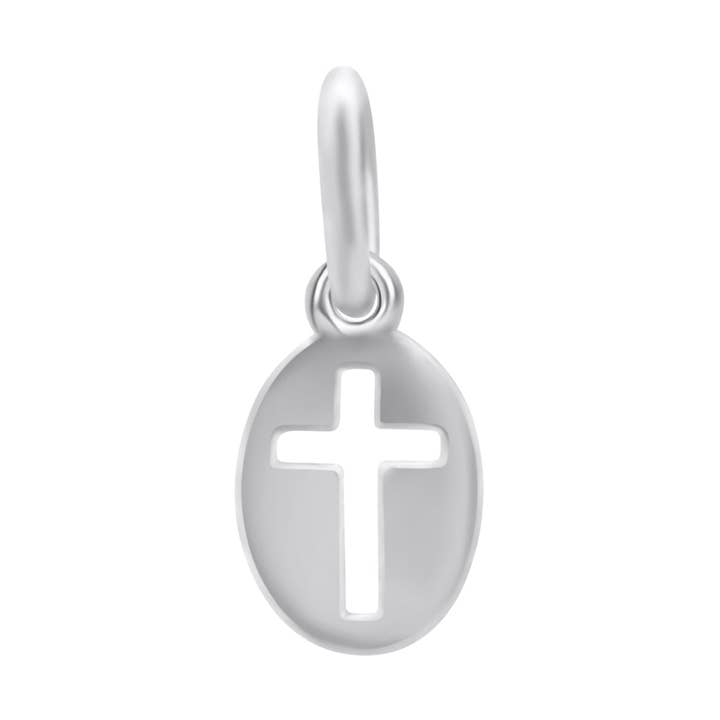 Atlanta Jewelers Supply - Wholesale Individual Charm/Pendant - Sterling Silver Cutout Cross Charm/Pendant0