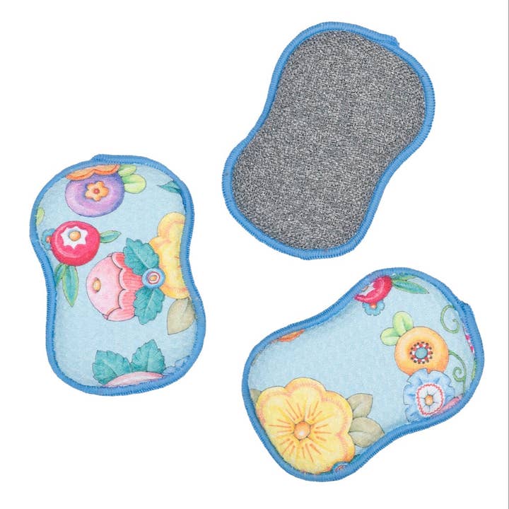 Genanvendelige svampe (sæt med 3) - ME Wildflower Garland for engroshandel hos Once Again Home Co.