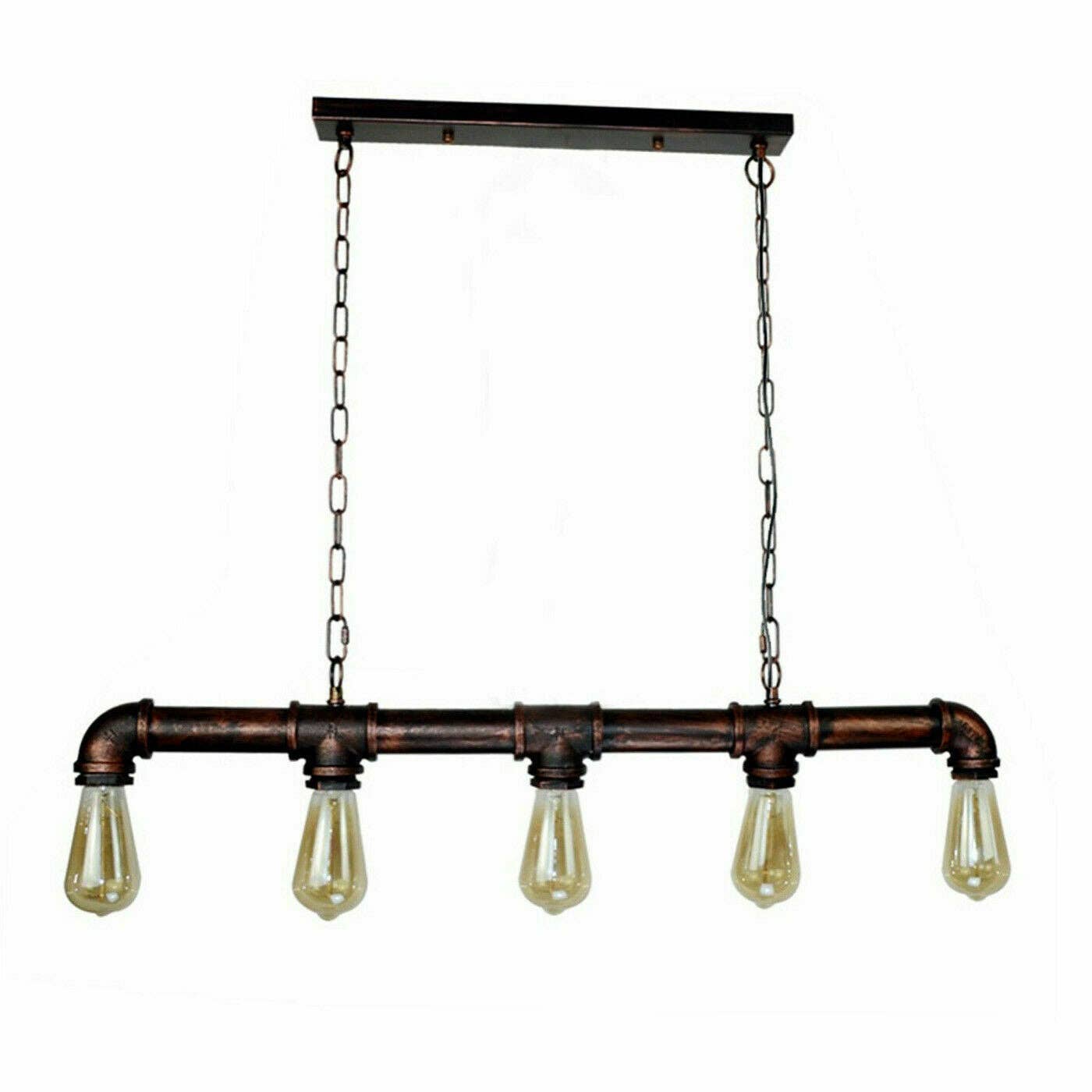 Ledsone - Vendita all'ingrosso Lampadario/lampada a sospensione - Luci da soffitto steampunk a tubi d'acqua industriali vintage ~236813
