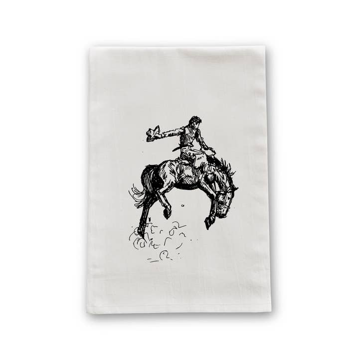 Ok Clothing Co – Engroshandel Viskestykke – Western Rodeo Hest Køkkenhåndklæde - Tilpasningsbart