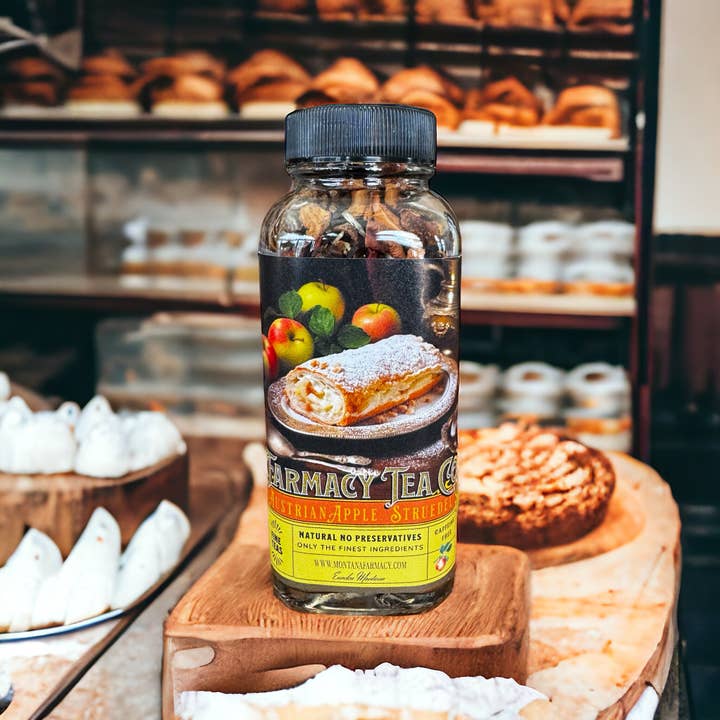 Montana Farmacy - Wholesale Loose Tea - Austrian Pastry Shop Patisserie Almond Apple Strudel Tea 5