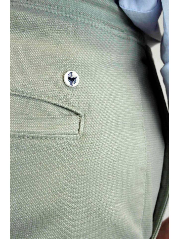 Patadegayo - Wholesale Pants - Men's - Olive structured elastic chino pants1