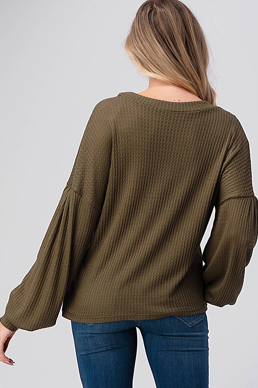 Orange Farm Clothing - Venta al por mayor Jersey corto de punto - Mujer - PAQUETE CON MANGA DE GLOBO TEXTURIZADA EN LA PARTE SUPERIOR ABIERTA EN OFERTA8