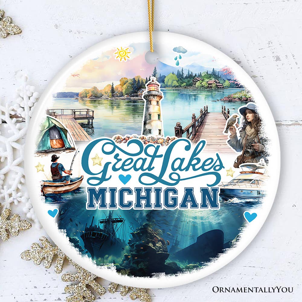 OrnamentallyYou - Vente Objets de décoration - Souvenir et cadeau de voyage artistique dans l'État des Grands Lacs du Michigan0
