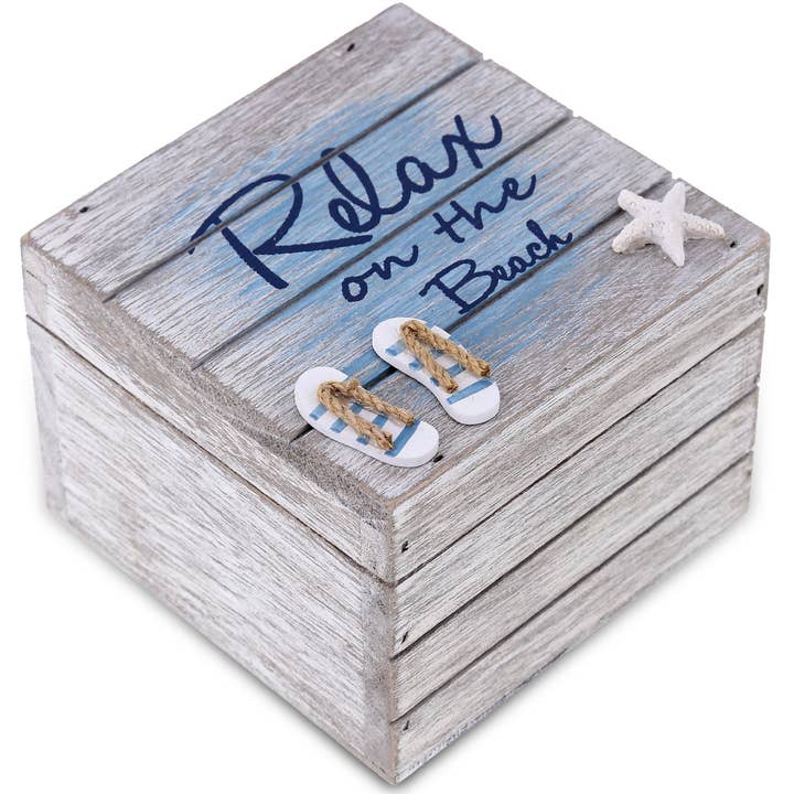 Nautique - Boîte à bijoux Aqua Sky Relax Moyenne pour la vente par Cota Global