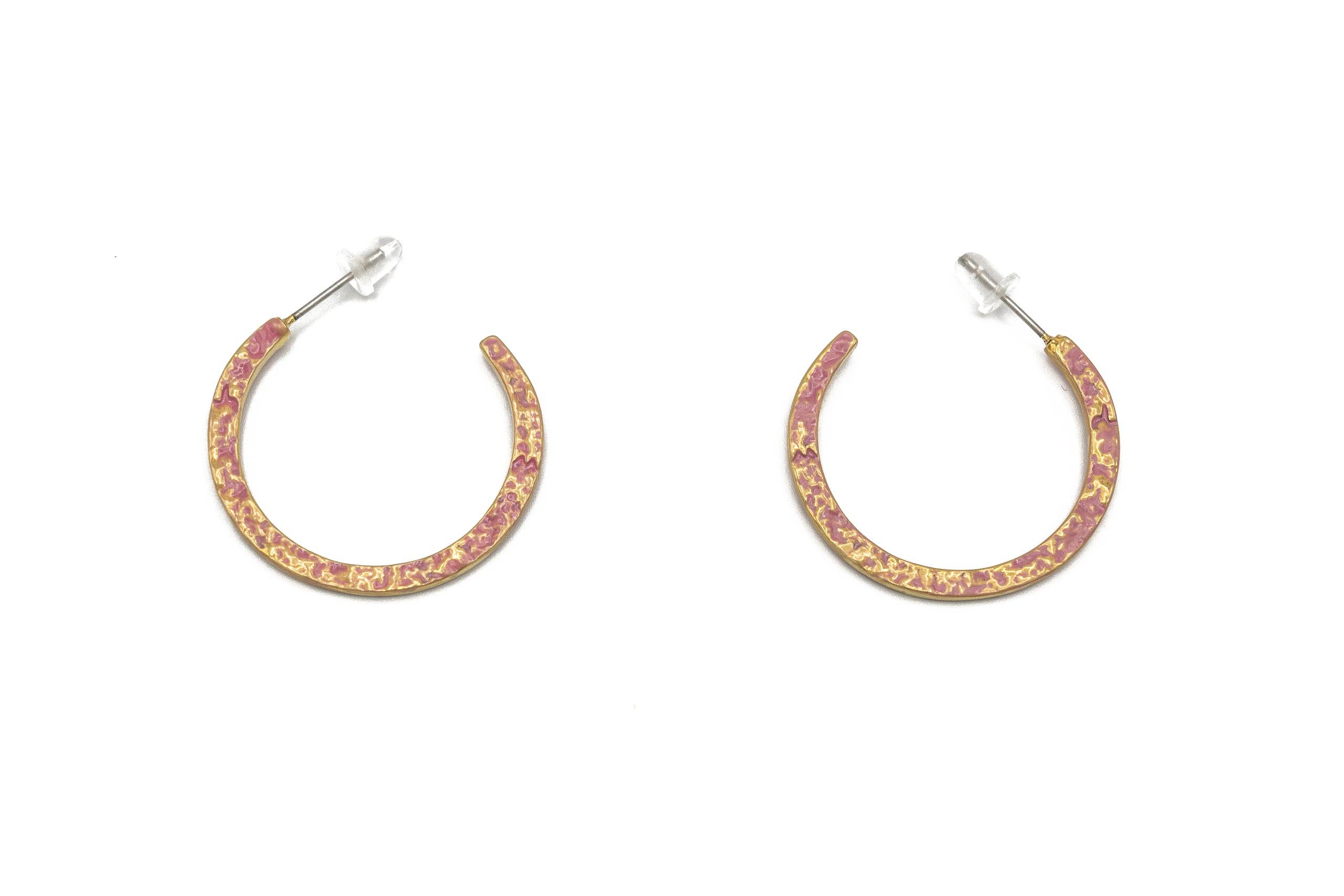 KLK – wholesale Hoop earrings – Hammered hoop earrings0