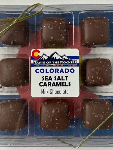 Sea Salt Caramels –Chocolate-Dipped w/ a Colorado Touch 9pc for wholesale by Taste Of The Rockies