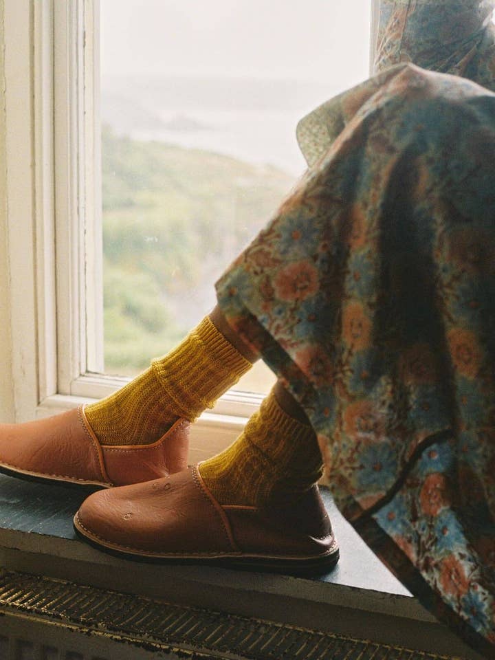 Bohemia Design – Engroshandel Slippers - Unisex – Marokkanske Berber Babouche Hjemmesko, Terracotta