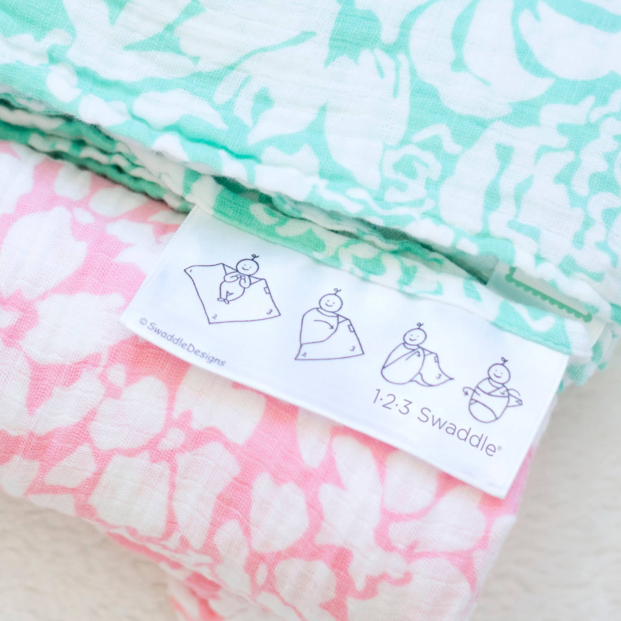 SwaddleDesigns - Wholesale Swaddle - Baby - Lush Pink Premium Muslin Marquisette Swaddle Blanket4