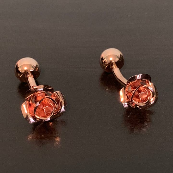Kissed By A Rose Cufflinks for wholesale by Gentleman Rogue