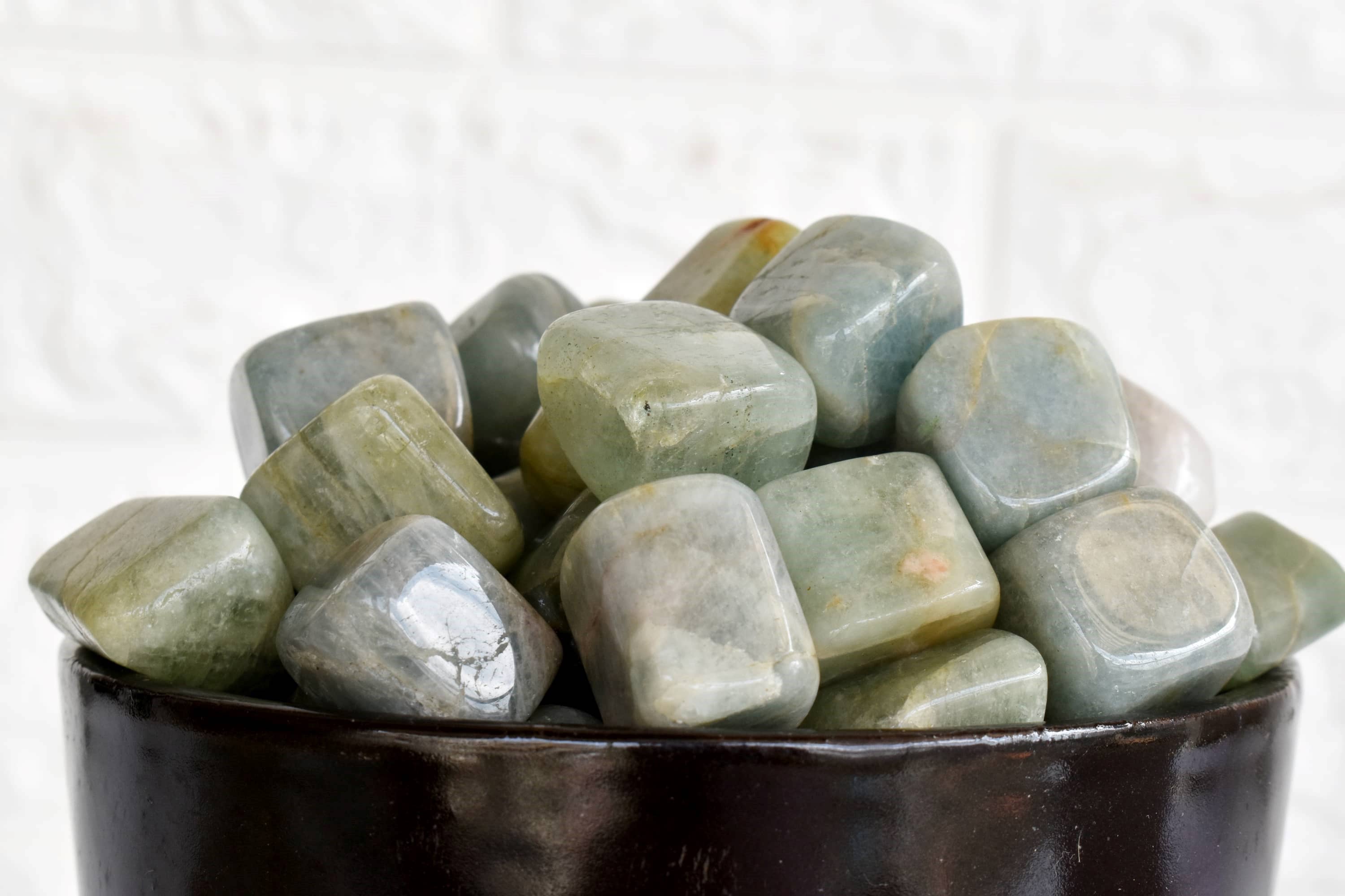 Soothing Crystals - Wholesale Spiritual Stone/Crystal -  Aquamarine Tumbled Stones Healing Stones 100G to 1KG7