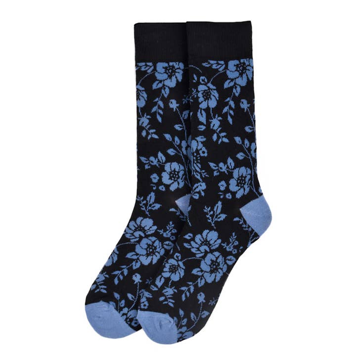 Selini New York - Wholesale Socks - Men's - Men's Floral Novelty Socks